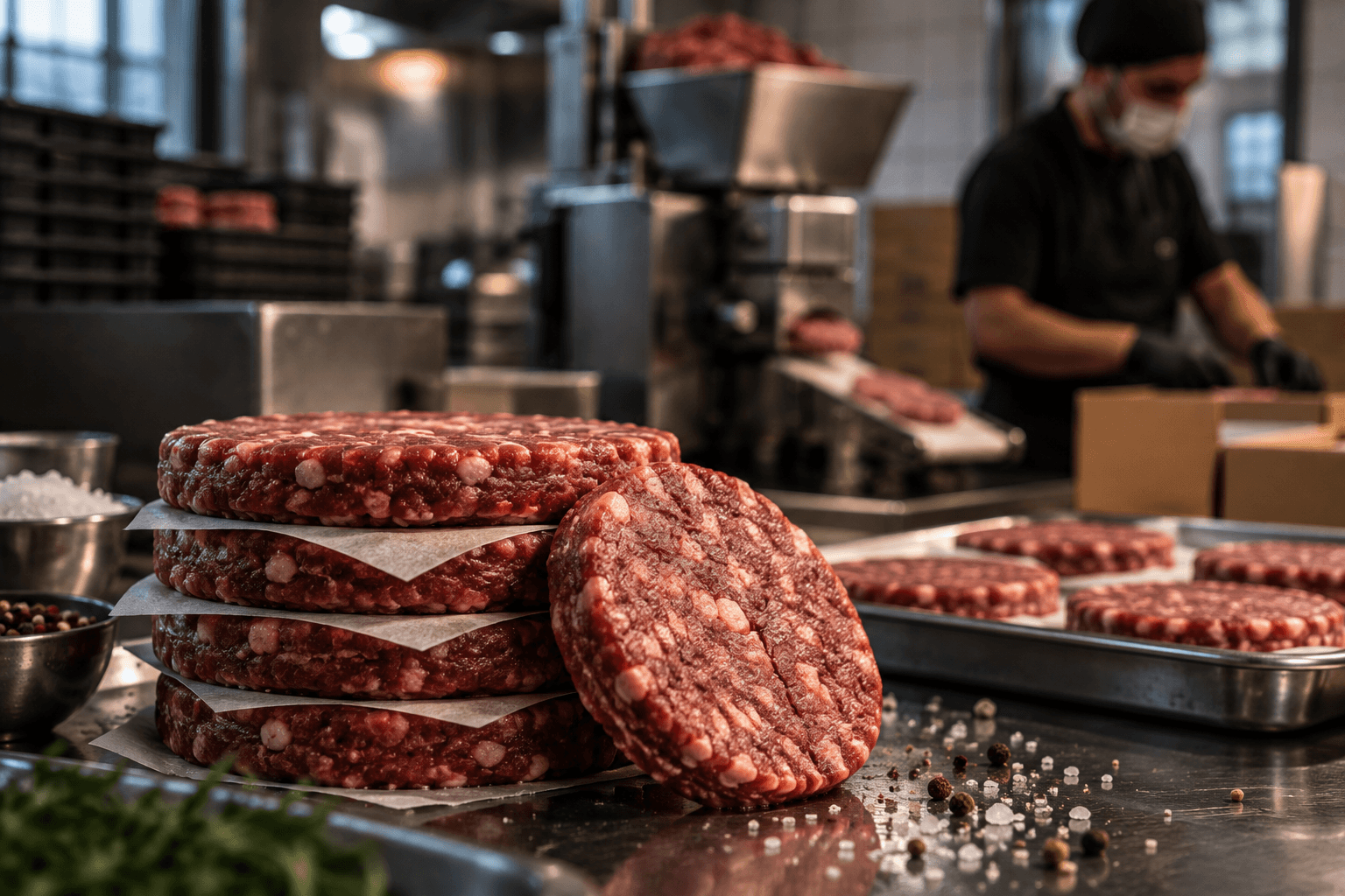 BZ PRO 100 — 100 gram profesyonel burger köftesi