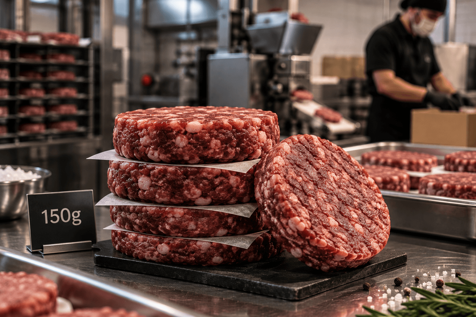 BZ PRO 150 — 150 gram profesyonel burger köftesi